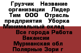 Грузчик › Название организации ­ Лидер Тим, ООО › Отрасль предприятия ­ Уборка › Минимальный оклад ­ 15 000 - Все города Работа » Вакансии   . Мурманская обл.,Полярные Зори г.